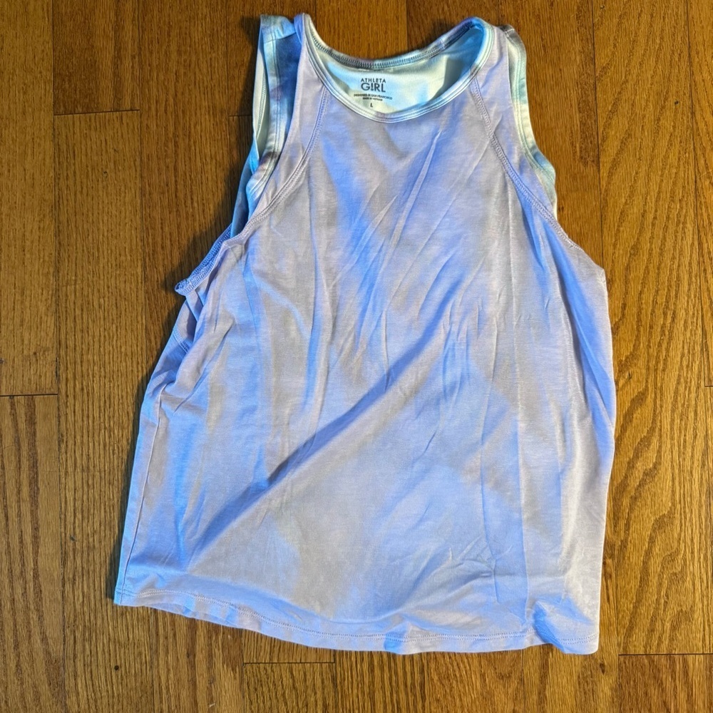 Athleta Girl Purple Athletic Tank Top Girls Size L